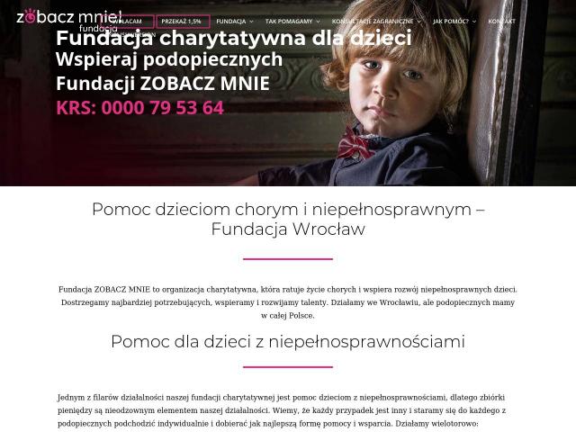 FUNDACJA ZOBACZ MNIE