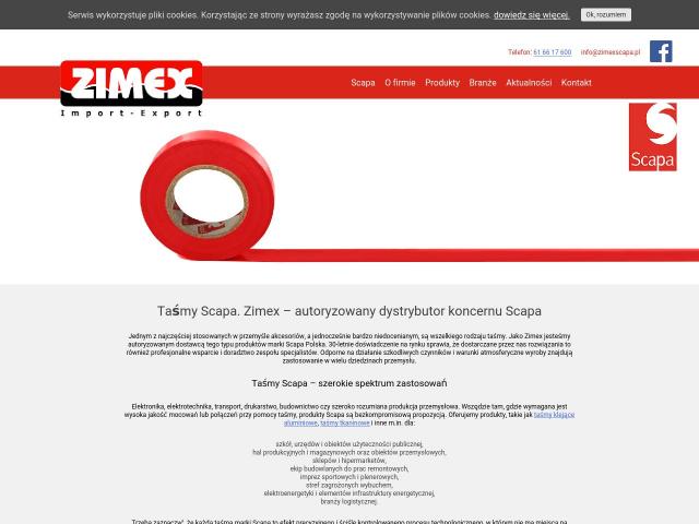ZIMEX SCAPA Import-Export