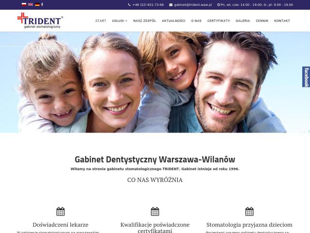 Gabinet stomatologiczny TRIDENT