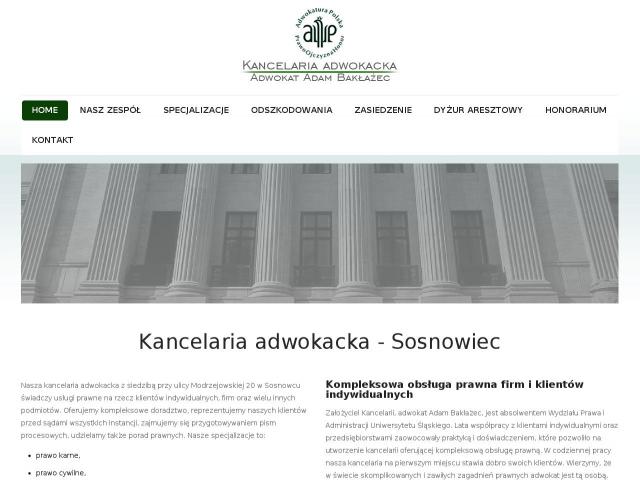 Kancelaria Adwokacka Adam Bakłażec