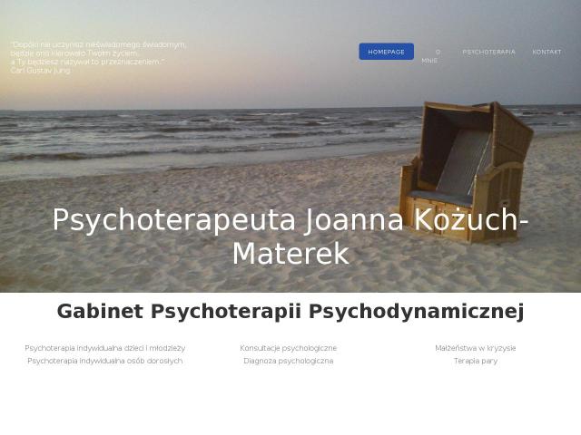 Psychoterapeuta Joanna Kożuch-Materek