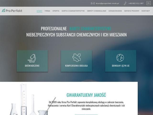 Pro-Perfekt. Centrum Kart Charakterystyki